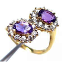 Cargar imagen en el visor de la galería, Anillo Amatista Gold