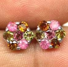 Cargar imagen en el visor de la galería, Aros Turmalina de Colores