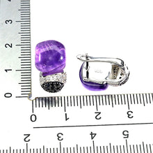 Cargar imagen en el visor de la galería, Aros Amatista, Espinela Negra y Topacio Blanco