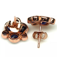 Cargar imagen en el visor de la galería, Aros Zafiro Rose Gold