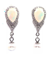 Cargar imagen en el visor de la galería, Aros Ópalo Arcoíris