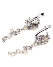 Cargar imagen en el visor de la galería, Aros Ópalo Arcoíris , Zafiro Azul y Zafiros de Colores