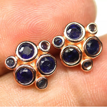 Cargar imagen en el visor de la galería, Aros Zafiro Rose Gold