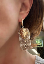 Cargar imagen en el visor de la galería, Aros Textil Seda Máscara