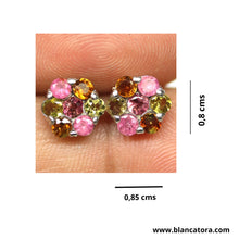 Cargar imagen en el visor de la galería, Aros Turmalina de Colores