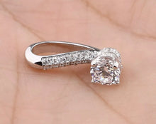 Cargar imagen en el visor de la galería, Colgante Punto de Luz Topacio Blanco