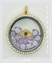 Cargar imagen en el visor de la galería, Medallón Vitra Amatista Rosa de Francia