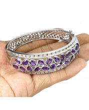 Cargar imagen en el visor de la galería, Pulsera Amatista y Zafiro de Colores