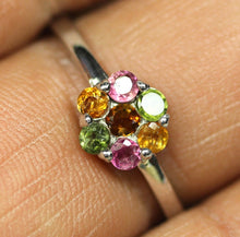 Cargar imagen en el visor de la galería, Anillo Turmalina de Colores