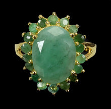 Cargar imagen en el visor de la galería, Anillo Oval Esmeralda