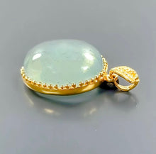 Cargar imagen en el visor de la galería, Colgante Aguamarina Gold