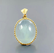 Cargar imagen en el visor de la galería, Colgante Aguamarina Gold