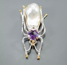 Cargar imagen en el visor de la galería, Prendedor Insecto Amatista