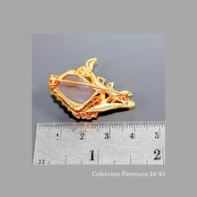 Cargar imagen en el visor de la galería, Prendedor Calcedonia Púrpura