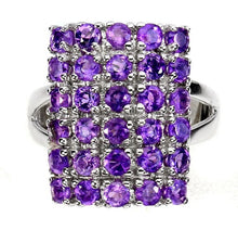 Cargar imagen en el visor de la galería, Anillo Rectangular Amatista