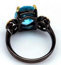 Cargar imagen en el visor de la galería, Anillo Topacio Swiss Blue / Talla 7,5 (16)