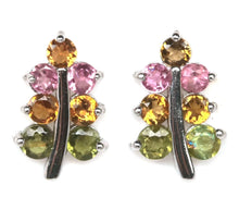 Cargar imagen en el visor de la galería, Aros Hoja Turmalina
