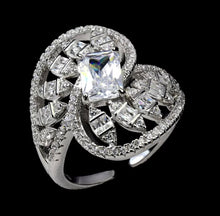 Load image in gallery viewer, White Topaz Ring