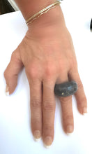 Load image in gallery viewer, Gray Agate Ring, Size 4,5 USA / 9 Chile