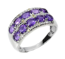 Load image in the gallery viewer, Amethyst and Yellow Sapphire Ring / Size 7 (14)