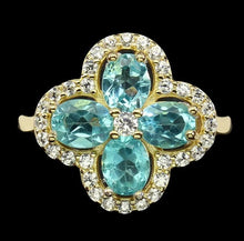Load image in the gallery viewer, Apatite Gold Ring / Size 7 (14)