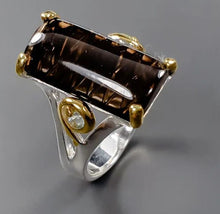 Upload an image to the gallery viewer, Fume Quartz Ring / Size 7,5 (16)