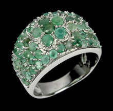 Load image in the gallery viewer, Thick Emerald Ring / Size 7 (14)
