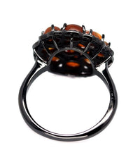 Load image in the gallery viewer, Fire Opal and White Topaz Ring / Size 9 (19)