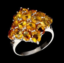 Upload an image to the gallery viewer, Rhombus Golden Citrine Ring / Size 9 (19)