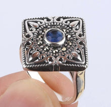 Upload an image to the gallery viewer, Blue Topaz Ring / Size 7 (14)