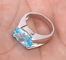 Upload image to gallery viewer, Sky Blue Topaz Ring / Size 7 (14)
