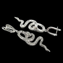 Upload image to gallery viewer, Marcasita Snake Earrings