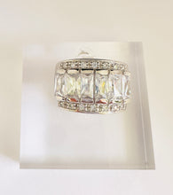 Load image in gallery viewer, White Topaz Ring