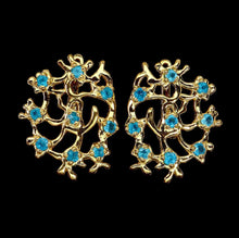 Upload image to gallery viewer, Apatite Gold Hoops