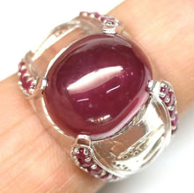 Load image in gallery viewer, Ruby Cabochon Ring / Size 10 (22)