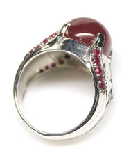 Load image in gallery viewer, Ruby Cabochon Ring / Size 10 (22)