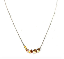 Load image in gallery viewer, Citrine and Yellow Sapphire Necklace