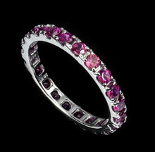 Load image in gallery viewer, Rhodolite Infinity Ring / Size 8 (17)
