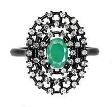 Load image in the gallery viewer, Emerald Ring / Size 7 (14)