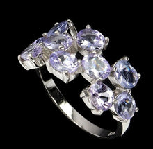 Load image in gallery viewer, Tanzanite Intercalated Ring / Size 7,5 (16)