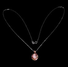 Load image in gallery viewer, Colored Morganite and Tourmaline Pendant