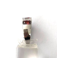 Load image in gallery viewer, Red Topaz and White Topaz Ring / Size 6,5 (13)