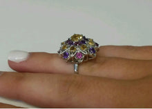 Load image in gallery viewer, Multistone Ring / Size 5,5 (11)