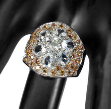 Load image in the gallery viewer, Aquamarine Ring and Fancy Sapphires / Size 9 (19)