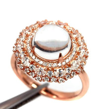 Upload image to gallery viewer, Rose Gold Quartz Ring / Size 8 (17)