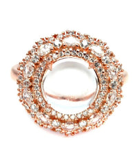 Upload image to gallery viewer, Rose Gold Quartz Ring / Size 8 (17)