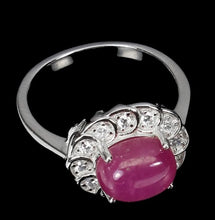 Load image in the gallery viewer, Ruby Flower Ring / Size 7 (14)