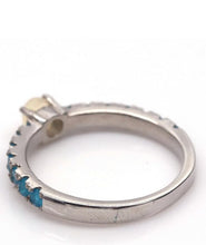 Load image in the gallery viewer, Rainbow Opal and Apatite Ring / Size 6 (12)