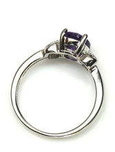 Upload an image to the gallery viewer, Amethyst Oval Ring / Size 5,5 (11)