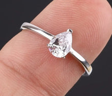 Load image in the gallery viewer, Drop Solitaire Ring / Size 8 (17)